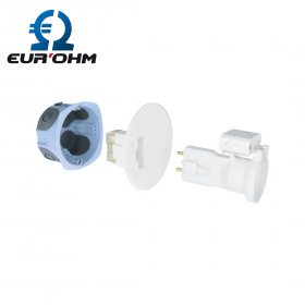 Kit boîte d’applique AIR’métic DCL Ø67/68mm + fiche/douille E27 EUR'OHM