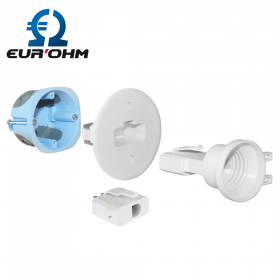 Kit boîte d’applique AIR’métic DCL Ø54mm + fiche/douille E27 EUR'OHM