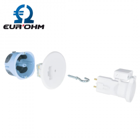 Kit DCL point de centre XL AIR’métic Ø67mm + fiche/douille E27 EUR'OHM