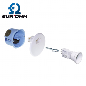 Kit DCL point de centre à 2 membranes Ø67mm + douille E27 EUR'OHM