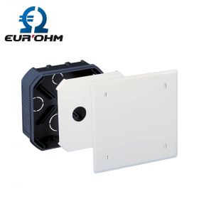 Boîte de dérivation encastrée 140x140x45mm pour maçonnerie EUR'OHM