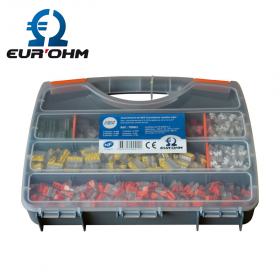 Mallette de 805 connexions rapides panachées pour fil rigide EUR'OHM