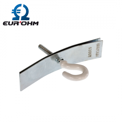 Accessoire métallique 80mm de fixation luminaire EUR'OHM