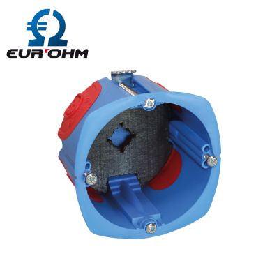 Boite d'encastrement coupe-feu 1 poste Ø67mm - étanche à l'air EUR'OHM
