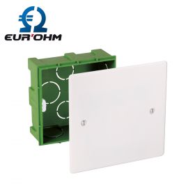 Boîte de dérivation encastrée 90x90x40mm pour maçonnerie EUR'OHM