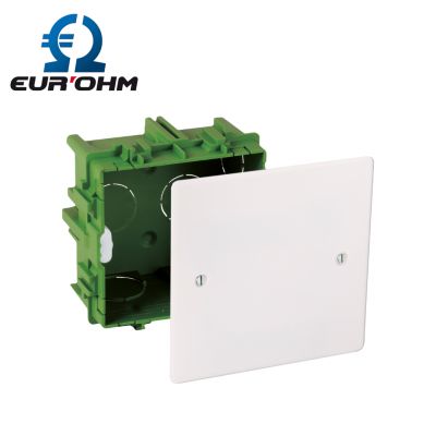 Boîte de dérivation encastrée 75x75x40mm pour maçonnerie EUR'OHM
