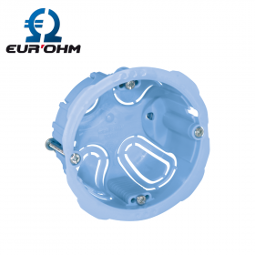 Boîte cloison sèche à encastrer Ø67mm - 40 à 60mm de profondeur EUR'OHM