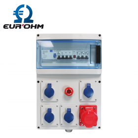 Coffret de chantier triphasé 16A ou 32A étanche IP44 EUR'OHM