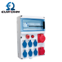 Coffret de chantier triphasé 6 prises 2P+T 16A et 2 prises 3P+N+T 16A et 32A étanche IP44 EUR'OHM