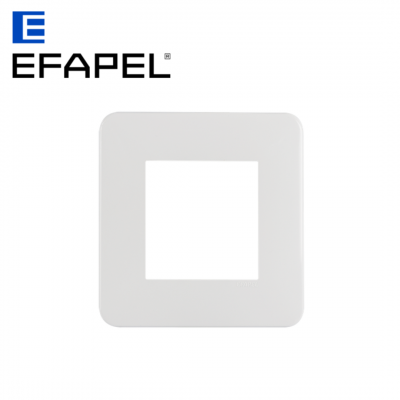 Plaque de finition 1 poste LATINA - blanc EFAPEL