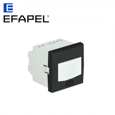 Détecteur de mouvement installation murale 400W - 2 modules - noir EFAPEL