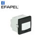 Détecteur de mouvement installation murale 400W - 2 modules - noir EFAPEL