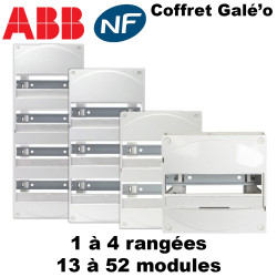 Tableau électrique divisionnaire Galé'o (13 modules) ABB