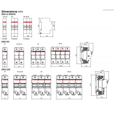 Porte-fusible 2 pôles pour 10x38 fusibles 1000V DC MAX. 32A SCHELINGER -  Vente en ligne de matériel électrique