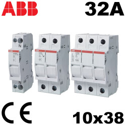 Porte Fusible 10x38 32A - ABB ABB Porte Fusible 10x38 32A - ABB ABB