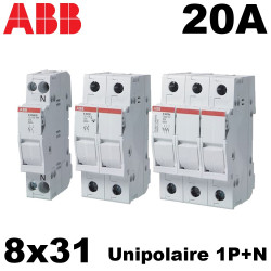 Porte fusible 8x31 20A- ABB ABB