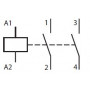 Contacteur de puissance 1/2 NO/NF - 20A ABB