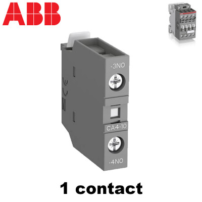 Bloc de contact auxiliaire frontal 1 à 4 contacts pour contacteur ABB ABB