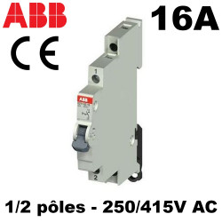 Interrupteur modulaire 16A 1NO à 4NO 240/415V ABB Interrupteur modulaire 16A 1NO à 4NO 240/415V ABB