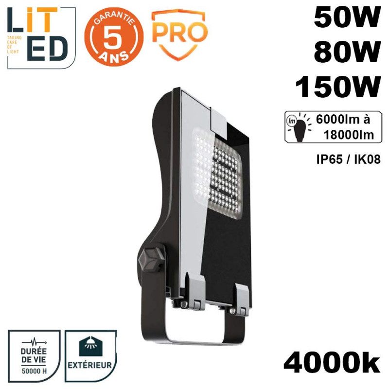 Projecteur led asymétrique extérieur IP65 50/150W 3000/4000K APOLED LITED Projecteur led asymétrique extérieur IP65 50/150W 3000/4000K APOLED LITED