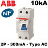 Interrupteur différentiel 100A 300mA 2P Type AC ABB
