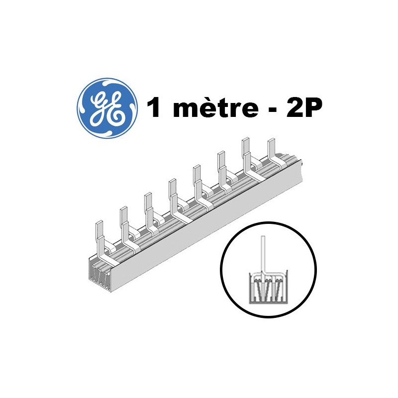 Peigne phase neutre 1 mètre 56 modules General Electric General Electric Peigne phase neutre 1 mètre 56 modules General Electric General Electric