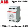 Transformateur de sonnerie type TM15/24 230V - 15VA ABB