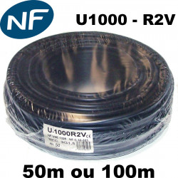 Cable U1000 R2V (section 1,5 à 35mm²) Cable U1000 R2V (section 1,5 à 35mm²)