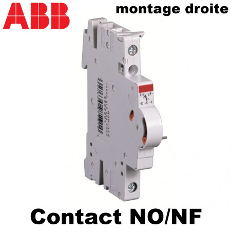 Contact NO NF auxiliaire inverseur standard pour S200 ABB