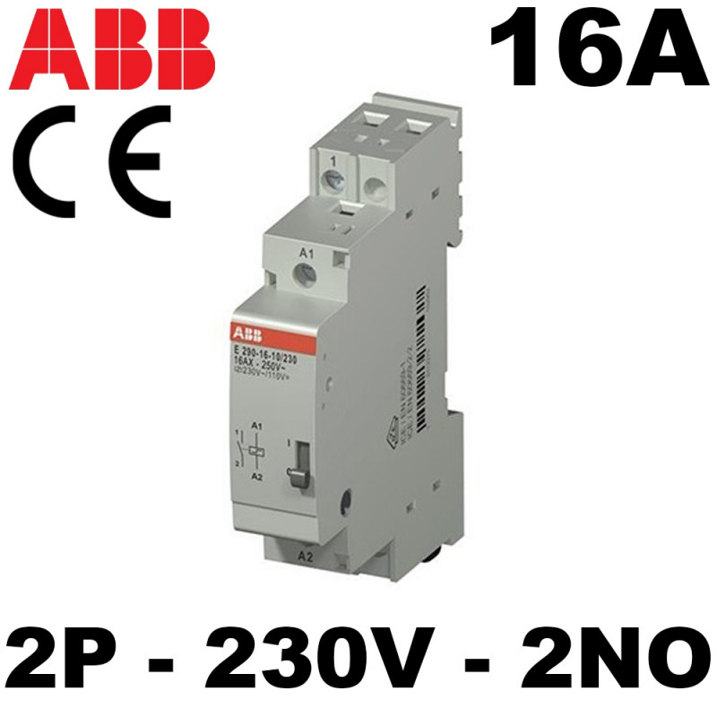 Télérupteur bipolaire 16A 230V ABB ABB