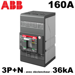 Disjoncteur de puissance 160A TMD 3P+N 36kA avec déclencheur ABB Disjoncteur de puissance 160A TMD 3P+N 36kA avec déclencheur ABB