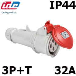 Prise triphasée femelle 32A IP44 IDE Prise triphasée femelle 32A IP44 IDE