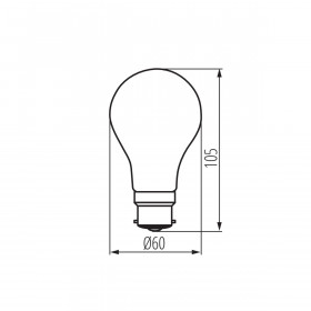 Ampoule LED B22 7W à 10W 6500K 15000H Kanlux