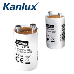Starter pour tube fluorescent 4-65W Kanlux Starter pour tube fluorescent 4-65W Kanlux