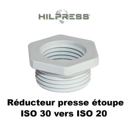 Reducteur presse étoupe ISO 32 (male) vers ISO (femelle) en polyamide Hilpress
