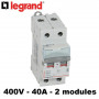 Interrupteur sectionneur bipolaire 400V - 40A ou 63A LEGRAND