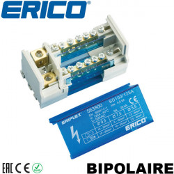 Répartiteur bipolaire 100-125A de 6 à 14 entrées IDE Répartiteur bipolaire 100-125A de 6 à 14 entrées IDE
