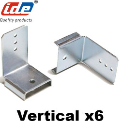Support goulotte cablage vertical (6 pièces) IDE