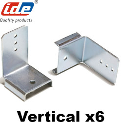 Support goulotte cablage vertical (6 pièces) IDE Support goulotte cablage vertical (6 pièces) IDE