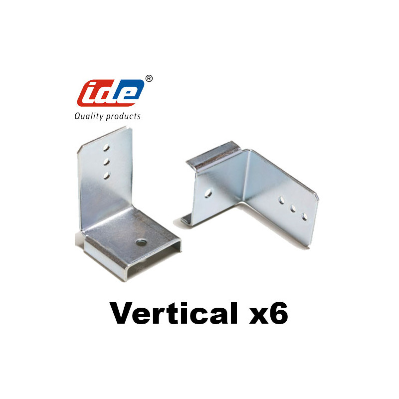 Support goulotte cablage vertical (6 pièces) IDE Support goulotte cablage vertical (6 pièces) IDE