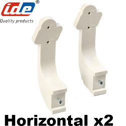 Support goulotte cablage horizontal (2 pièces) IDE Support goulotte cablage horizontal (2 pièces) IDE
