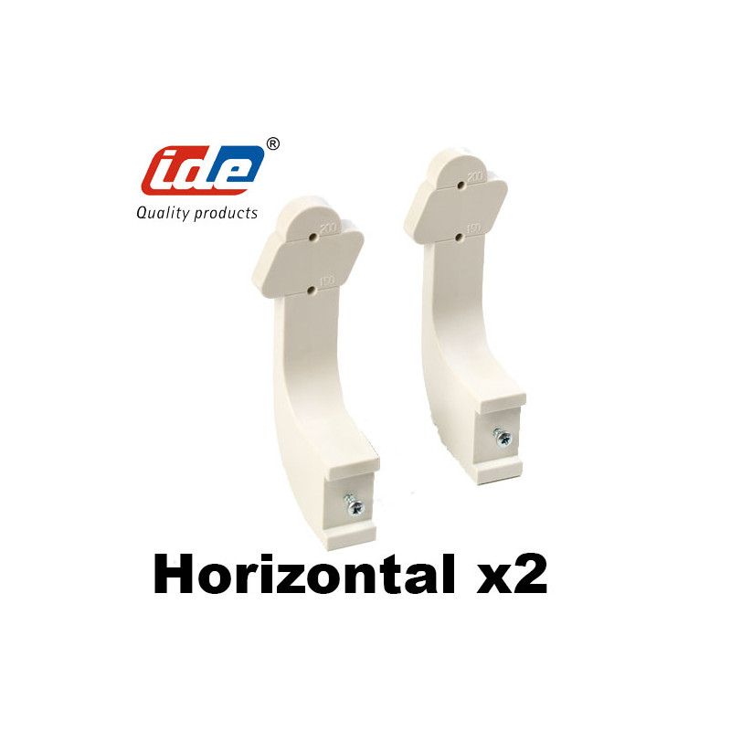 Support goulotte cablage horizontal (2 pièces) IDE Support goulotte cablage horizontal (2 pièces) IDE