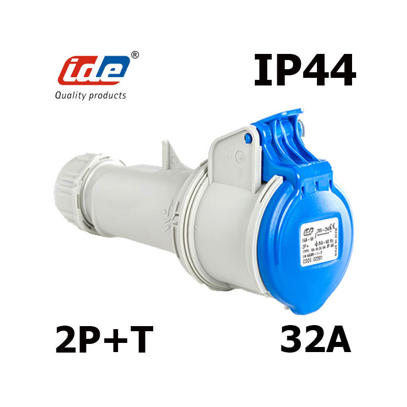 Fiche mobile P17 CEE 2P+T 32A IDE Fiche mobile P17 CEE 2P+T 32A IDE