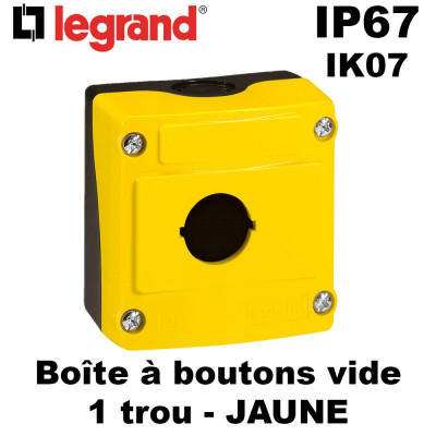 Boîte à bouton vide à équiper - Osmoz LEGRAND