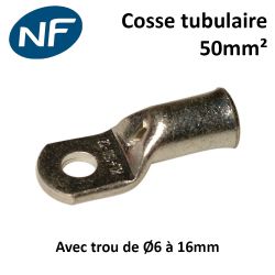 Cosses tubulaires cuivre 50mm² certifié NF