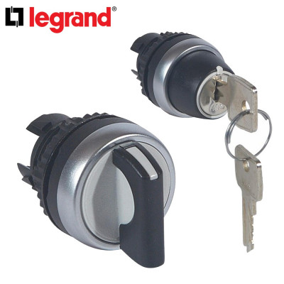 Boutons tournants 2 ou 3 positions fixes pour têtes non lumineuses Osmoz LEGRAND