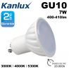 Ampoule LED GU10 7W 400-410lm 20,000h Kanlux