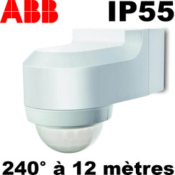 Détecteur infrarouge étanche IP55 240° - ABB Basic LINE