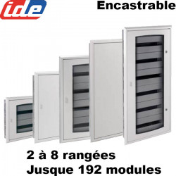 Tableau électrique tertiaire encastrable IDE Atlantic IP40 IDE Tableau électrique tertiaire encastrable IDE Atlantic IP40 IDE