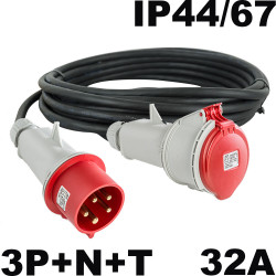 Rallonge triphasé + neutre 32A 3P+N+T 380V - Cable HO7RNF 5x6mm² Rallonge triphasé + neutre 32A 3P+N+T 380V - Cable HO7RNF 5x6mm²